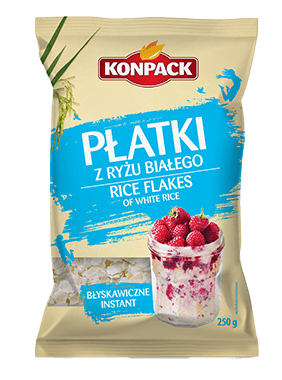 Płatki błyskawiczne z ryżu białego